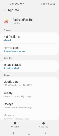 AadharFaceRd App